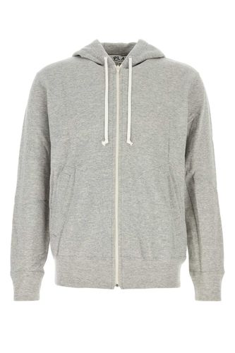 Grey Cotton Sweatshirt - Comme des Garçons Play - Modalova