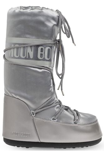 Icon Glance Satin Lace-up Snow Boots - Moon Boot - Modalova