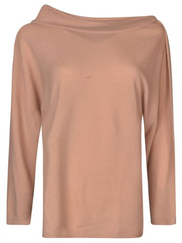 Wide Neck Plain Sweater - Alberta Ferretti - Modalova