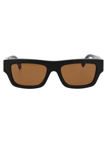 Rectangle Frame Sunglasses - Gucci Eyewear - Modalova