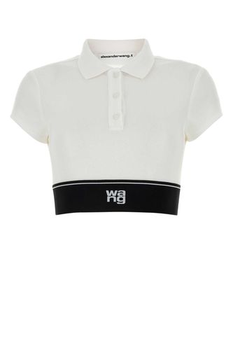 Piquet Polo Shirt - T by Alexander Wang - Modalova