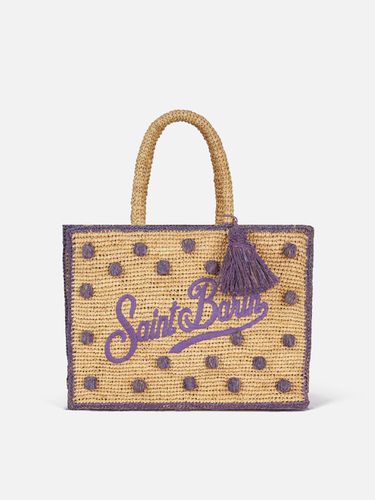 Polka Dots Terry Colette Raffia Handbag - MC2 Saint Barth - Modalova