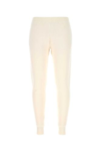 Ivory Stretch Cashmere Blend Joggers - Prada - Modalova