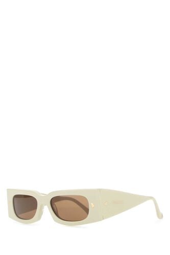 Ivory Bio Acetate Fenna Sunglasses - Nanushka - Modalova