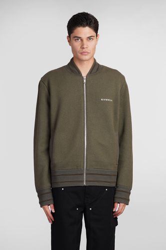 Givenchy Bomber In Green Wool - Givenchy - Modalova