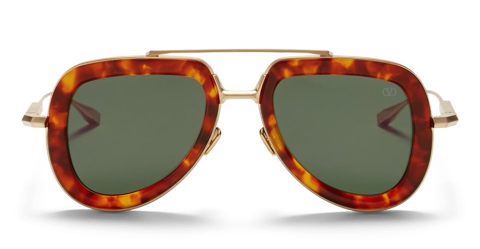 V-lstory - Honey Tortoise / Light Sunglasses - Valentino Eyewear - Modalova