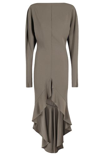 Ruffled Long-sleeved Dress - Philosophy di Lorenzo Serafini - Modalova