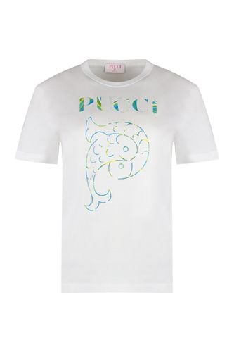 Pucci Logo Print T-shirt - Pucci - Modalova