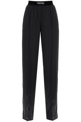 Tom Ford Satin Trousers - Tom Ford - Modalova