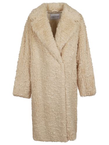 Nicole Coat Faux Fur Rich Alpaca - STAND STUDIO - Modalova