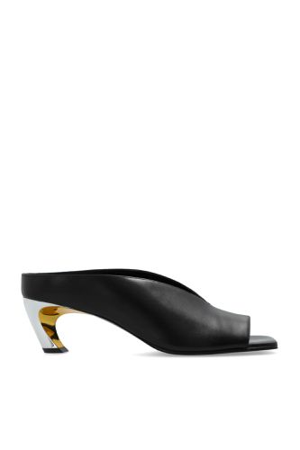 Alexander McQueen Leather Slides - Alexander McQueen - Modalova