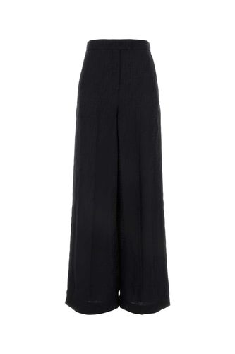 Embroidered Twill Wide-leg Pant - Fendi - Modalova