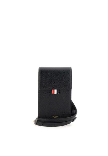 Crossbody Fold Holder Leather Bag - Thom Browne - Modalova