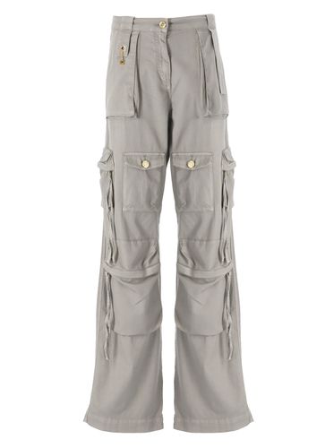 Denim Cargo-trousers - Elisabetta Franchi - Modalova