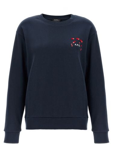 A. P.C. Logo Printed Crewneck Sweatshirt - A.P.C. - Modalova