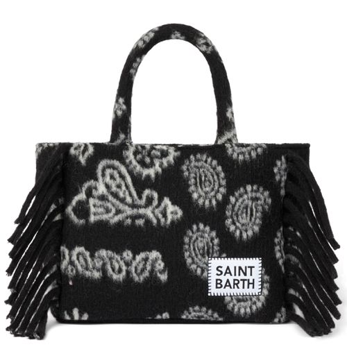 Colette Blanket Handbag With Bandanna Print - MC2 Saint Barth - Modalova