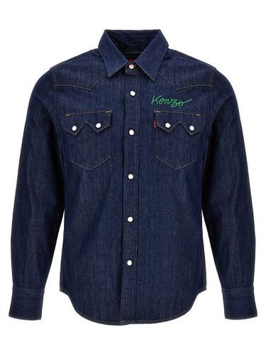 X Levi Strauss & Co. Cotton Denim Shirt - Kenzo - Modalova