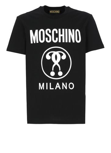 Double Question Mark T-shirt - Moschino - Modalova