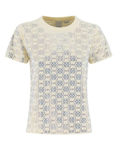 Pinko T-shirt With Logo Rhinestones - Pinko - Modalova