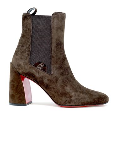 Suede Leather Turelastic 85 Ankle Boots - Christian Louboutin - Modalova