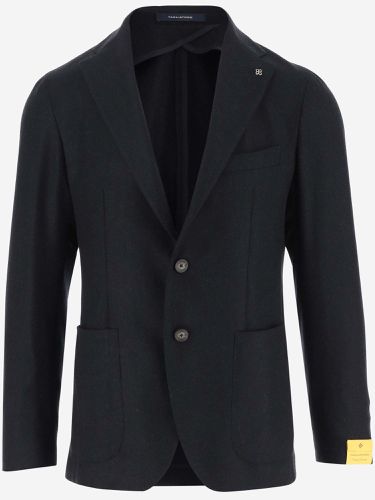 Wool And Cashmere Single-breasted Jacket - Tagliatore - Modalova