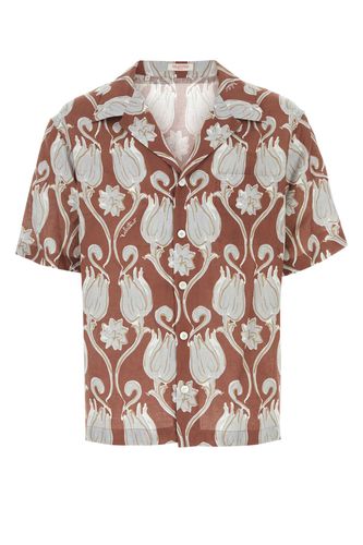 Printed Linen Shirt - Valentino Garavani - Modalova