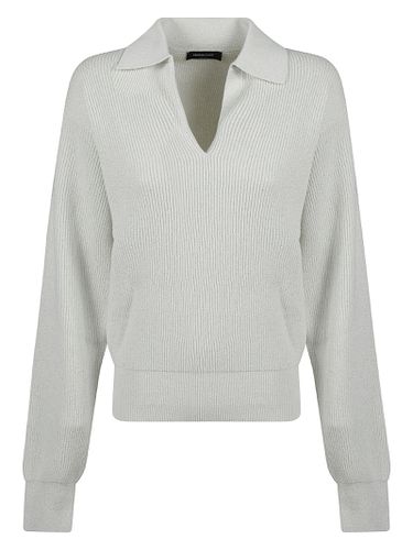 Collared Ribbed Jumper - Fabiana Filippi - Modalova