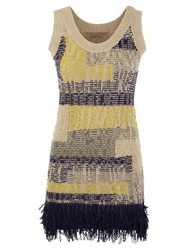 Fringed Edege Sleeveless Knitted Dress - SportMax - Modalova