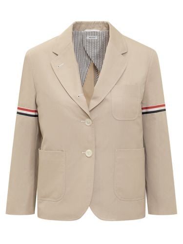 Cropped Sack Patch Pocket Sportcoat Blazer - Thom Browne - Modalova