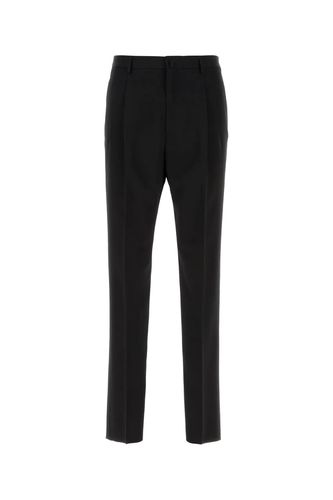 Lanvin Black Wool Pant - Lanvin - Modalova