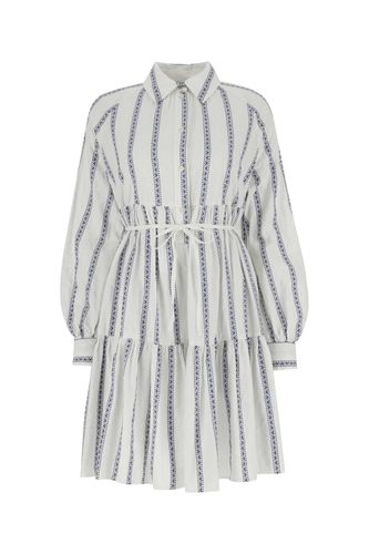 Embroidered Cotton Shirt Dress - Woolrich - Modalova