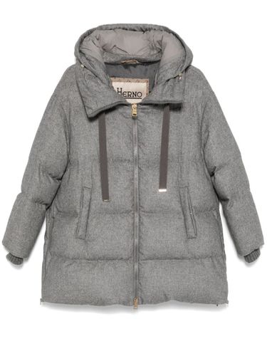 Cashmere-silk Blend Puffer Jacket - Herno - Modalova