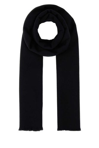 Black Wool Blend Scarf - Valentino Garavani - Modalova