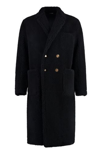 Thom Browne Shearling Overcoat - Thom Browne - Modalova