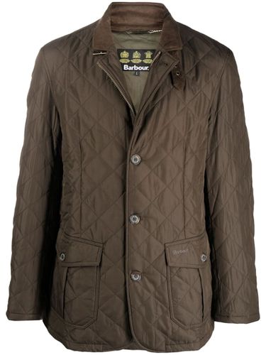 Barbour Brown Lutz Quilted Jacket - Barbour - Modalova