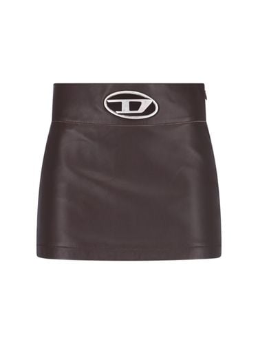 Diesel l-dixy Logo Mini Skirt - Diesel - Modalova