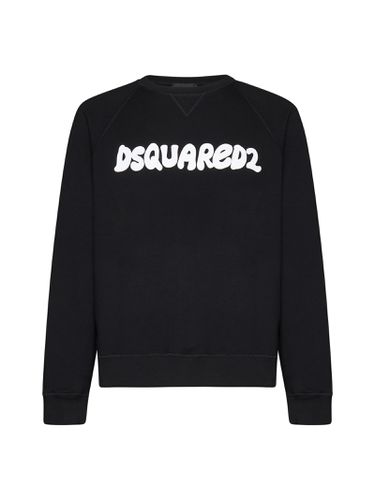 Logo Printed Crewneck Sweatshirt - Dsquared2 - Modalova