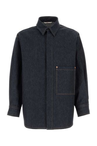 Denim Oversize Shirt - Valentino Garavani - Modalova