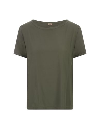 Military Opaque Silk T-shirt - Her Shirt - Modalova