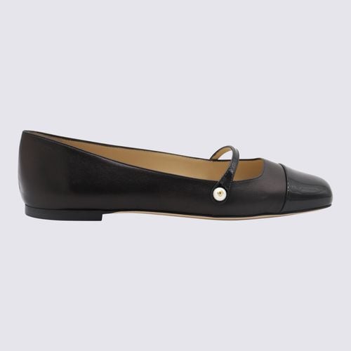 Jimmy Choo Black Leather Elisa Flat - Jimmy Choo - Modalova