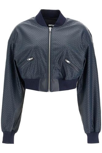 Cropped Bomber Jacket With Braided - Rotate by Birger Christensen - Modalova