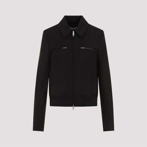 SportMax Plava Bomber Jacket - SportMax - Modalova