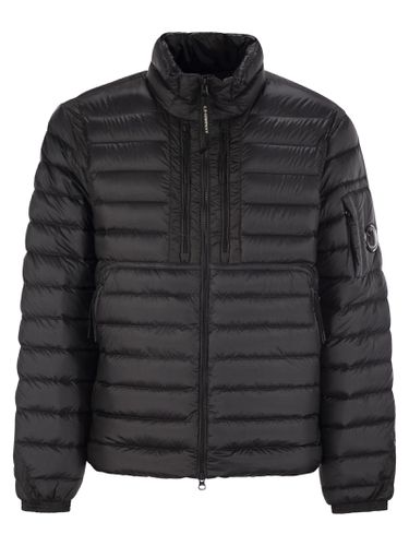 C. P. Company Down Jacket With Shell Collar And Zip - C.P. Company - Modalova