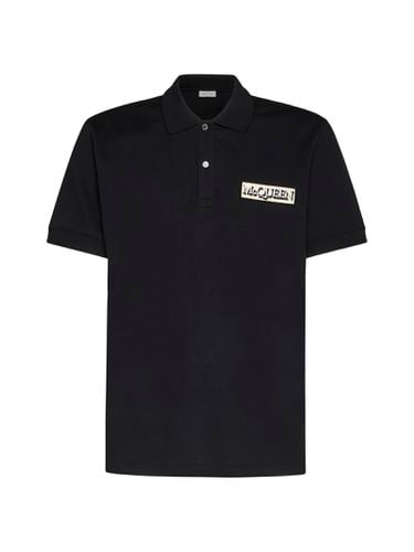 Embroidered Logo Polo Shirt - Alexander McQueen - Modalova