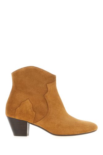 Camel Suede Dicker Ankle Boots - Isabel Marant - Modalova