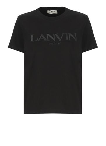 Lanvin Cotton Logoed T-shirt - Lanvin - Modalova