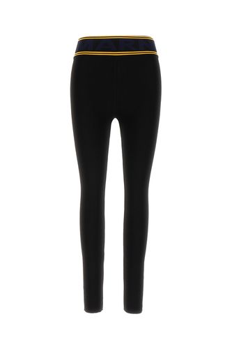 Marni Black Viscose Leggins - Marni - Modalova