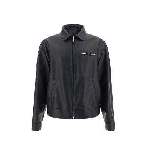 Prada Leather Jacket - Prada - Modalova