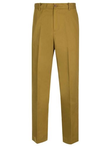 Cotton Chino Trousers - Maison Kitsuné - Modalova