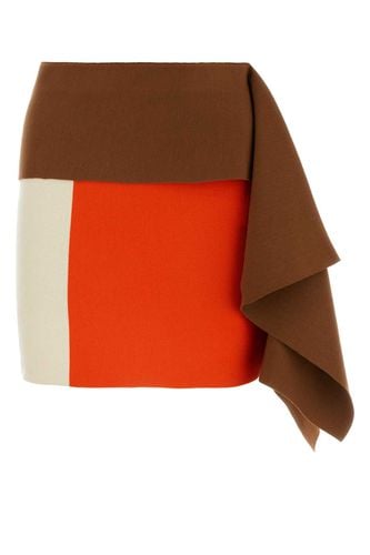 Fendi Wool Mini Skirt - Fendi - Modalova